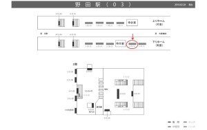 阪神　野田駅／№2-08-02№02、位置図