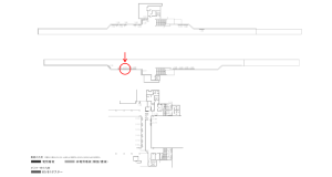 京阪 野江駅/№2-170№170駅看板・駅広告、位置図