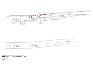京阪 淀屋橋駅/№3-490№490駅看板・駅広告、位置図