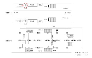 阪神　出屋敷駅／№1-15-02№02、位置図