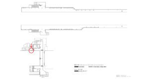 京阪　関目駅／№3-170№170駅看板・駅広告、位置図