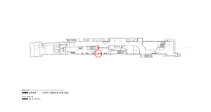 京阪　大江橋駅／№3-100№100駅看板・駅広告、位置図
