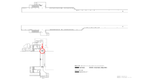 京阪　関目駅／№5-120№120駅看板・駅広告、位置図