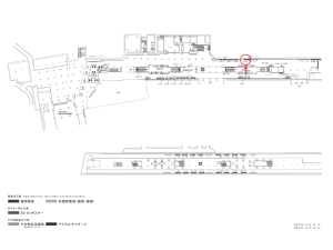 京阪 淀屋橋駅/№4-231№231駅看板・駅広告、位置図