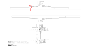 京阪 野江駅/№1-170№170駅看板・駅広告、位置図