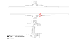 京阪 野江駅/№2-220№220駅看板・駅広告、位置図