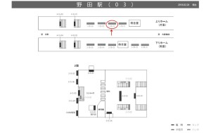 阪神　野田駅／№1-08-02№02、位置図