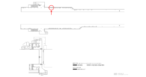 京阪　関目駅／№1-140№140駅看板・駅広告、位置図