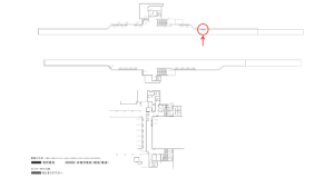 京阪 野江駅/№1-290№290駅看板・駅広告、位置図