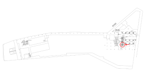 京阪　京橋駅／№9-006№006駅看板・駅広告、位置図