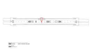 京阪　渡辺橋駅／№1-110№110駅看板・駅広告、位置図