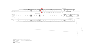 京阪　天満橋駅／№1-120№120駅看板・駅広告、位置図