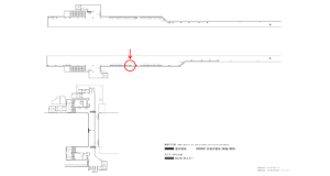 京阪　関目駅／№2-160№160駅看板・駅広告、位置図