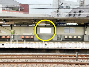 京阪　関目駅／№2-110№110駅看板・駅広告、写真2