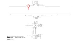 京阪 野江駅/№1-190№190駅看板・駅広告、位置図