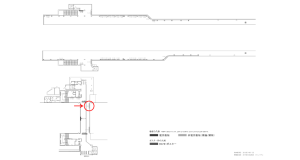 京阪　関目駅／№5-100№100駅看板・駅広告、位置図