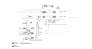 京阪　香里園駅／№4-300№300駅看板・駅広告、位置図