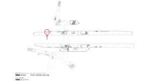 京阪　門真市駅／№1-180№180駅看板・駅広告、位置図