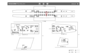 阪神 西宮駅/№1-17-05№05、位置図