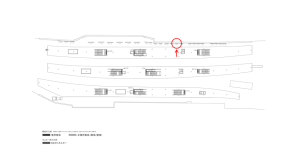京阪　枚方市駅／№1-250№250駅看板・駅広告、位置図