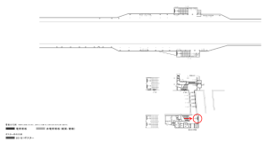京阪　千林駅／№5-270№270駅看板・駅広告、位置図