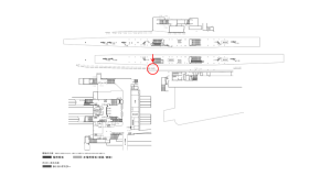京阪　香里園駅／№4-330№330駅看板・駅広告、位置図