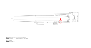 京阪　私市駅／№1-180№180駅看板・駅広告、位置図