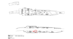 京阪　寝屋川市駅／№9-203№203駅看板・駅広告、位置図