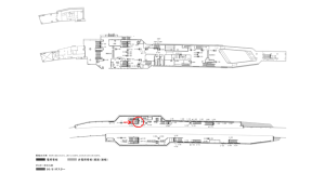 京阪　寝屋川市駅／№3-111№111駅看板・駅広告、位置図