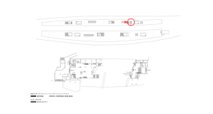 京阪 萱島駅/№1-150№150駅看板・駅広告、位置図