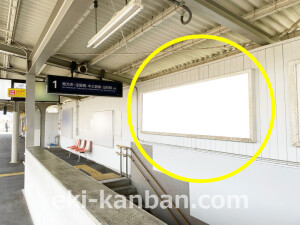 京阪　村野駅／№1-180№180駅看板・駅広告、写真1