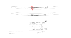 京阪 大和田駅/№1-150№150駅看板・駅広告、位置図