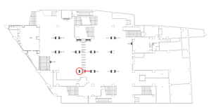 京阪　西三荘駅／№3-171№171駅看板・駅広告、位置図