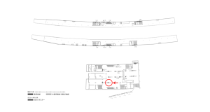 京阪 大和田駅/№6-121№121駅看板・駅広告、位置図