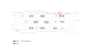 京阪　枚方市駅／№1-260№260駅看板・駅広告、位置図