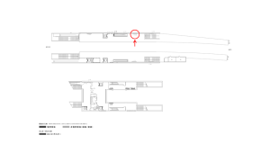 京阪　河内森駅／№2-130№130駅看板・駅広告、位置図