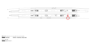 京阪　守口市駅／№2-510№510駅看板・駅広告、位置図