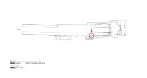 京阪　私市駅／№1-161№161駅看板・駅広告、位置図