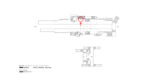 京阪　郡津駅／№2-120№120駅看板・駅広告、位置図
