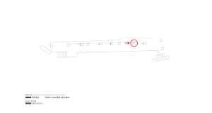 京阪　枚方市駅／№5-009№009駅看板・駅広告、位置図