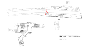 京阪　光善寺駅／№2-100№100駅看板・駅広告、位置図