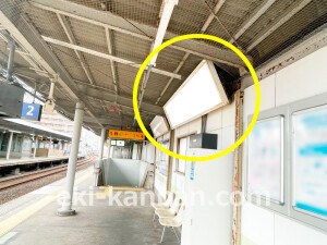京阪　宮之阪駅／№2-300№300駅看板・駅広告、写真1