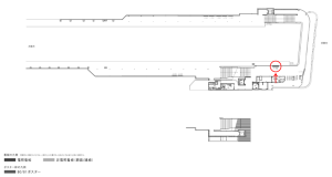 京阪 土居駅/№5-160№160駅看板・駅広告、位置図