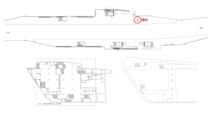 京阪 西三荘駅/№1-161№161駅看板・駅広告、位置図