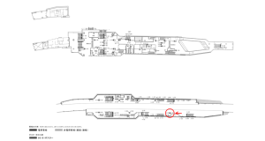 京阪　寝屋川市駅／№9-206№206駅看板・駅広告、位置図