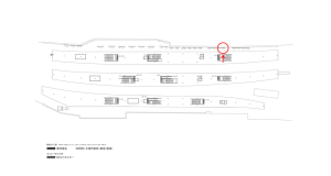 京阪　枚方市駅／№1-280№280駅看板・駅広告、位置図