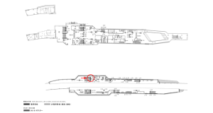京阪　寝屋川市駅／№3-110№110駅看板・駅広告、位置図