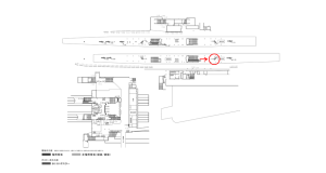 京阪　香里園駅／№2-140№140駅看板・駅広告、位置図