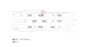 京阪　枚方市駅／№1-190№190駅看板・駅広告、位置図