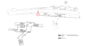 京阪　光善寺駅／№2-140№140駅看板・駅広告、位置図